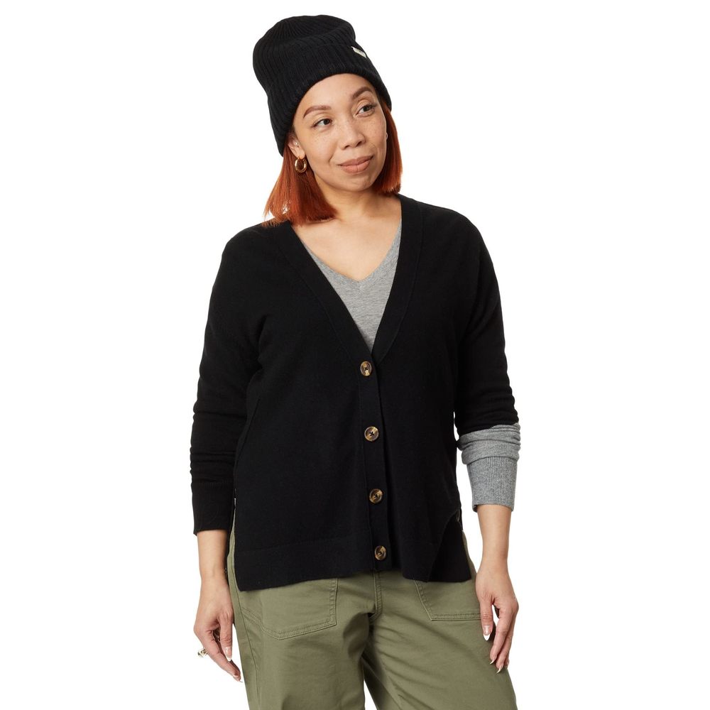 LABEL Go-to Cardi Black/Light Grey XL